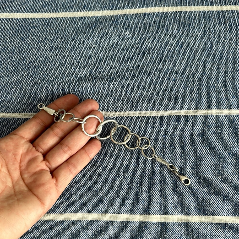 Silver bracelet 🦀